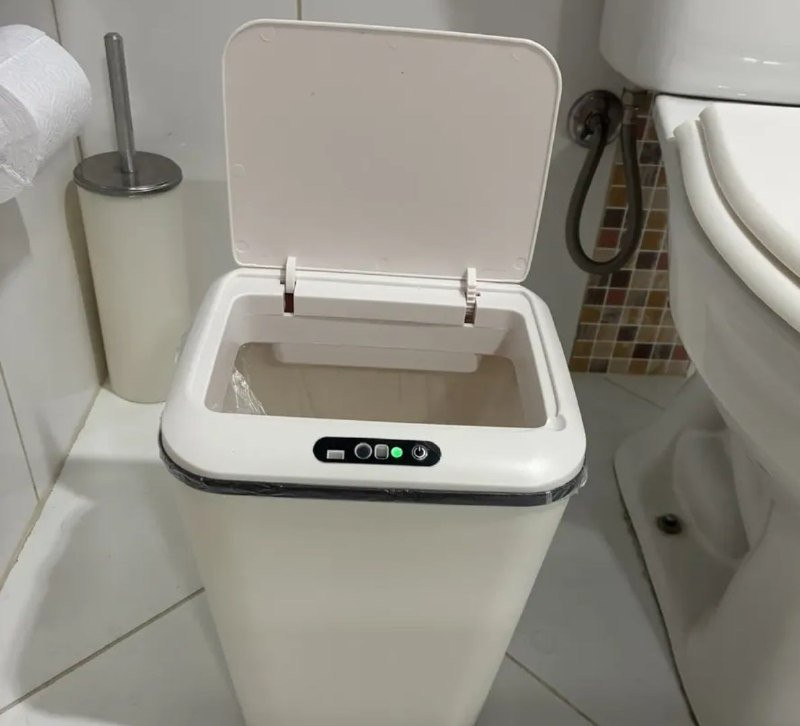 🗑️ Lixeira Inteligente com Sensor 16L