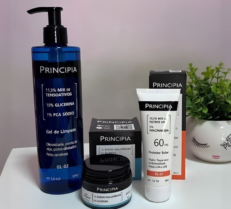 Principia Kit Completo Pele Sensível com FPS 60