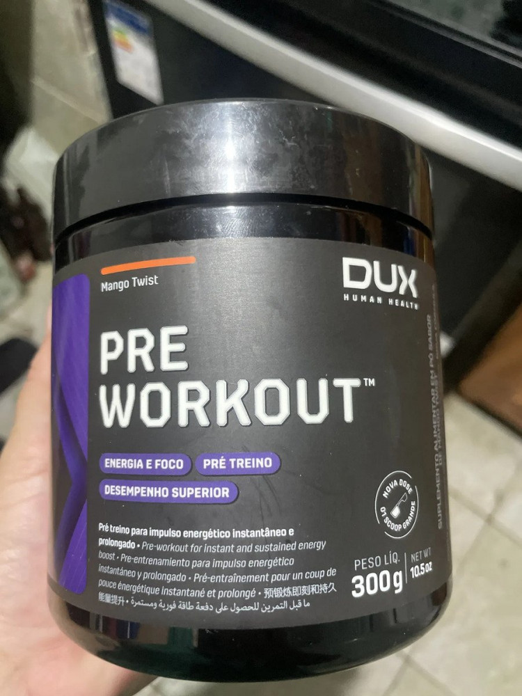 Pré Treino Dux Nutrition 300g Maçã Verde