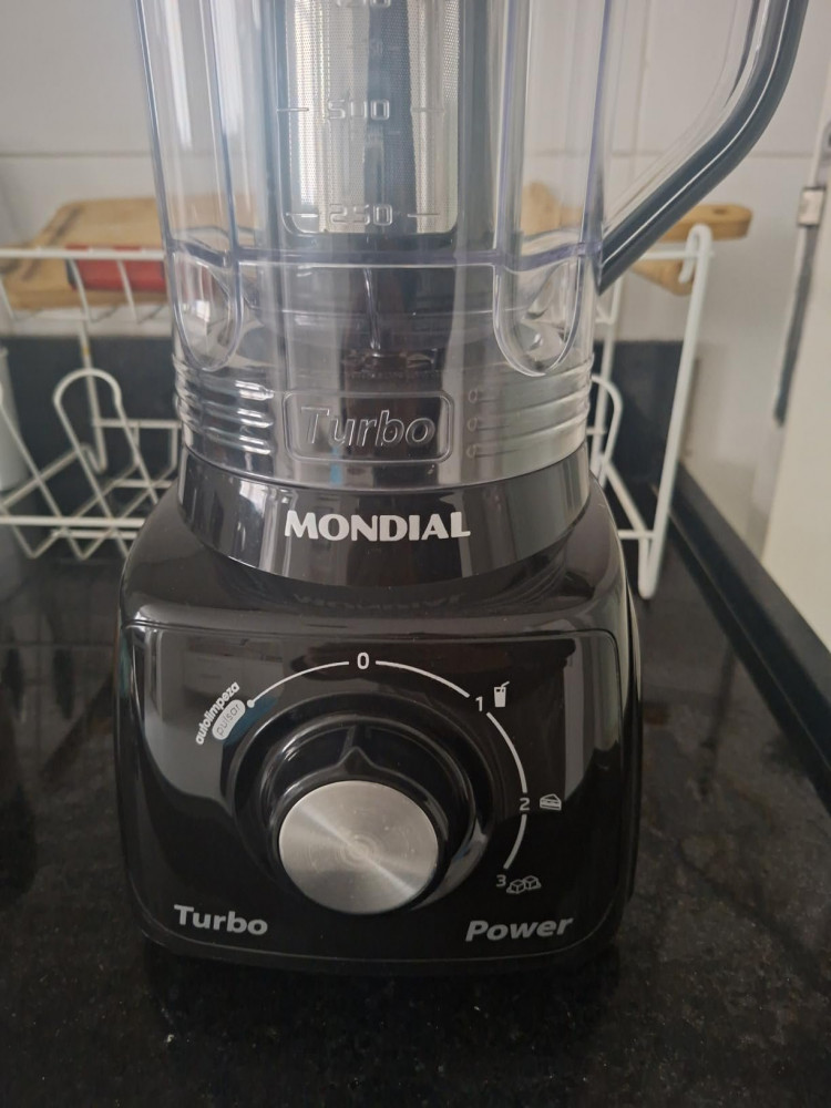 Liquidificador Mondial Turbo Power 550W Preto