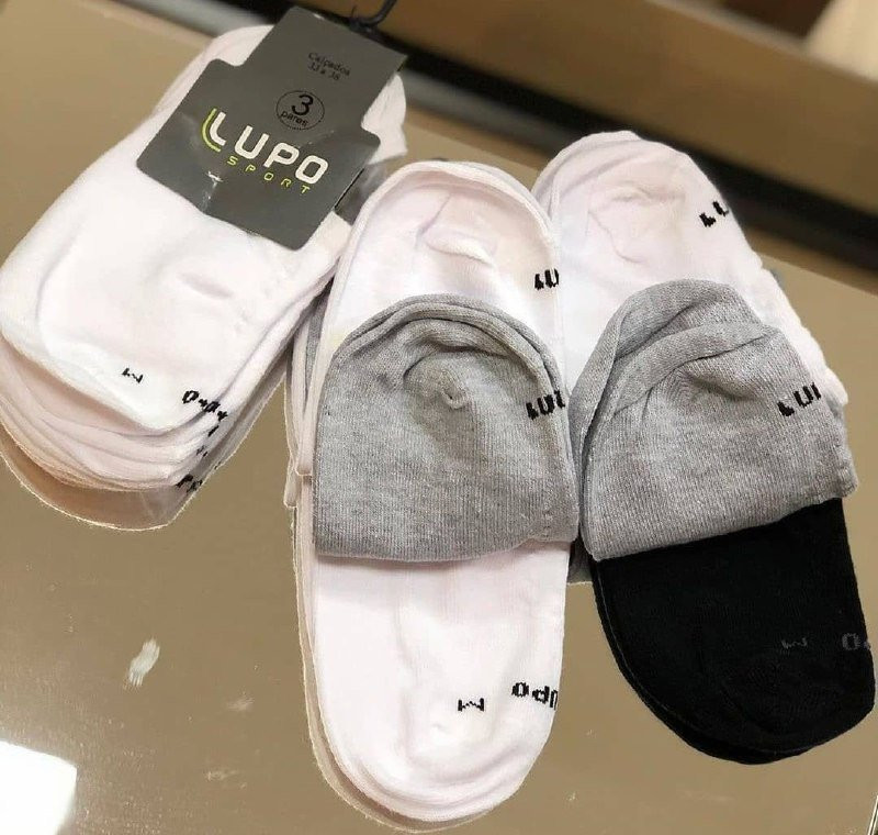 Kit com 10 Pares Meias Lupo Soquete