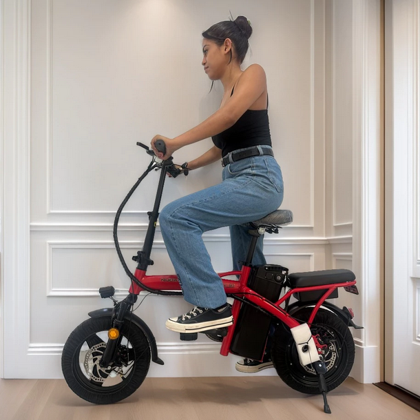Bicicleta elétrica dobrável para adultos NUDA