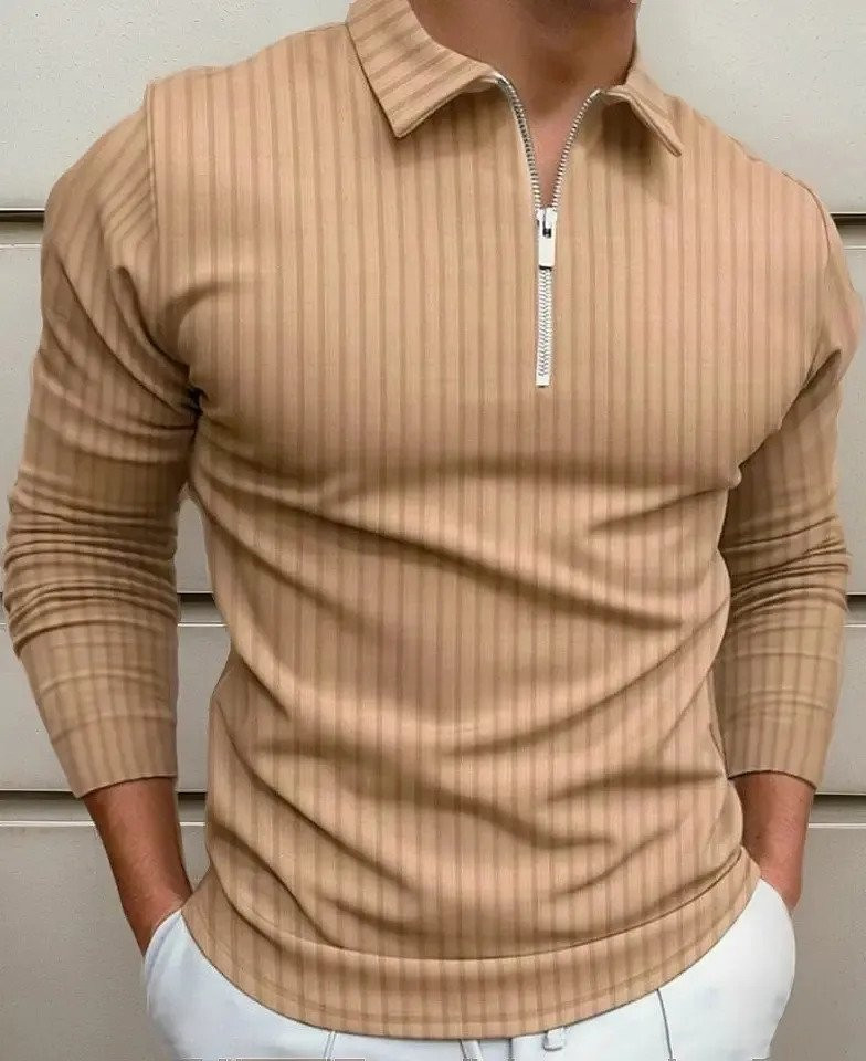 Kit 2 Camisas Polo Manga Longa Masculinas