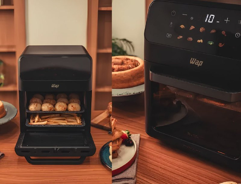 Air Fryer Oven 11L Wap Painel Digital 11 Funções - 127/220v