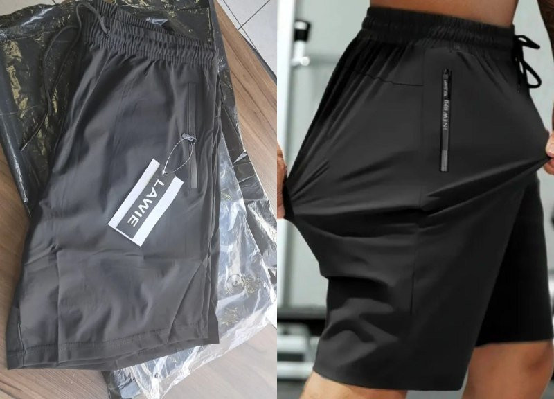 Short Esportivo Slim Fit Com Elastano