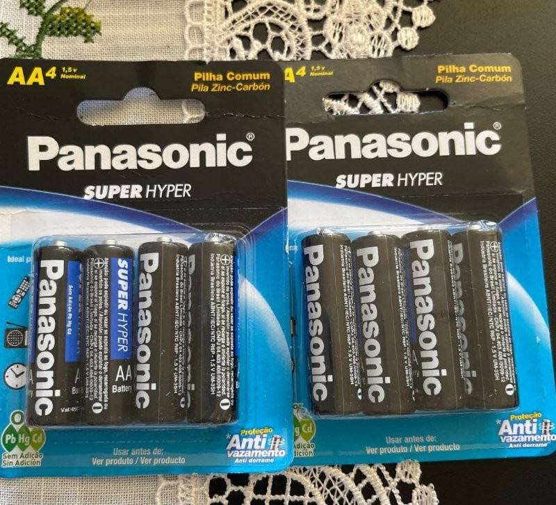 Pilha Comum AA Panasonic - 4 unidades