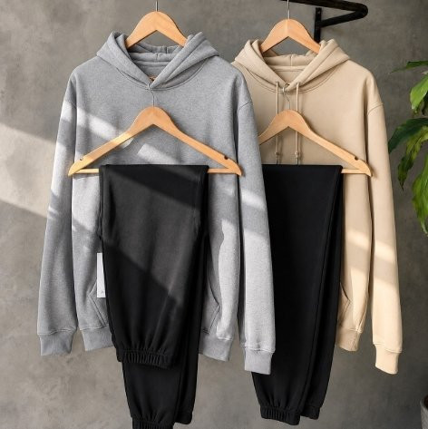 Conjunto Moletom Masculino com Capuz e Calças