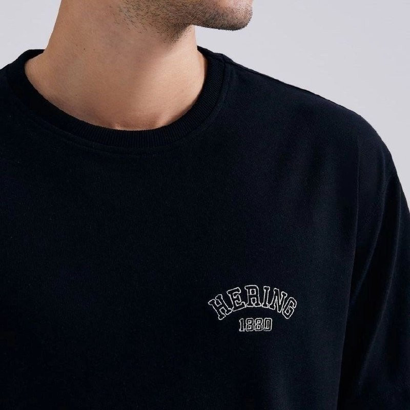 Camiseta Hering Relaxed com Bordado