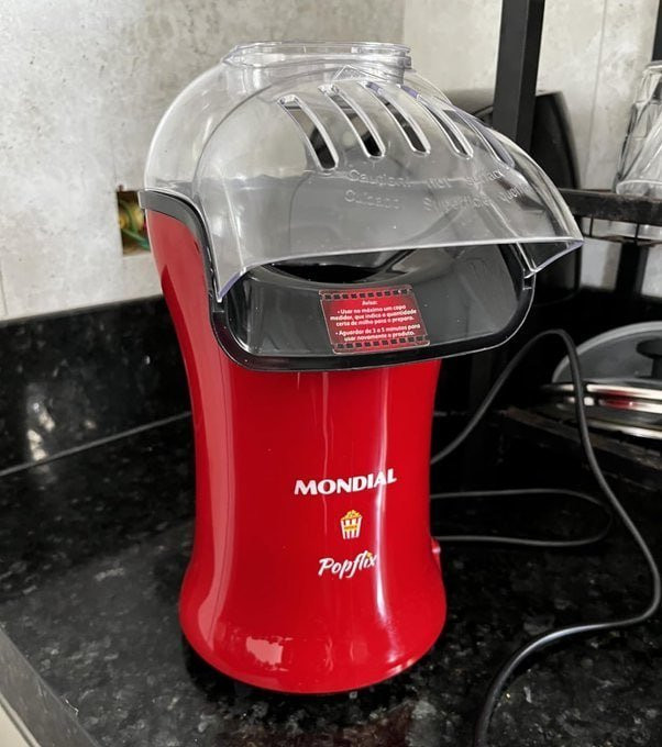 Pipoqueira Popflix, Mondial, Vermelho, 1200W, 220V
