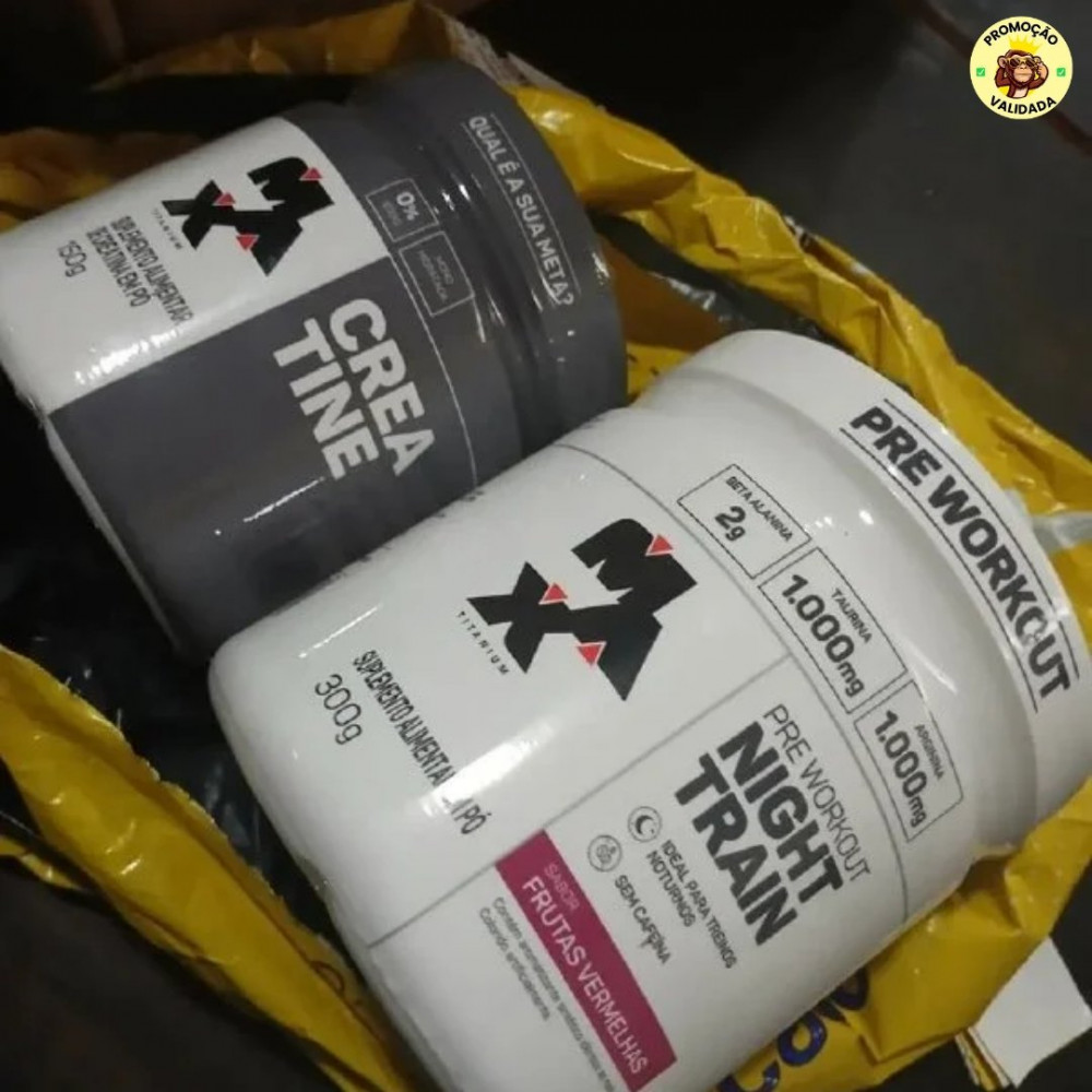 Pré Treino Night Train Pote 300g Frutas Vermelhas