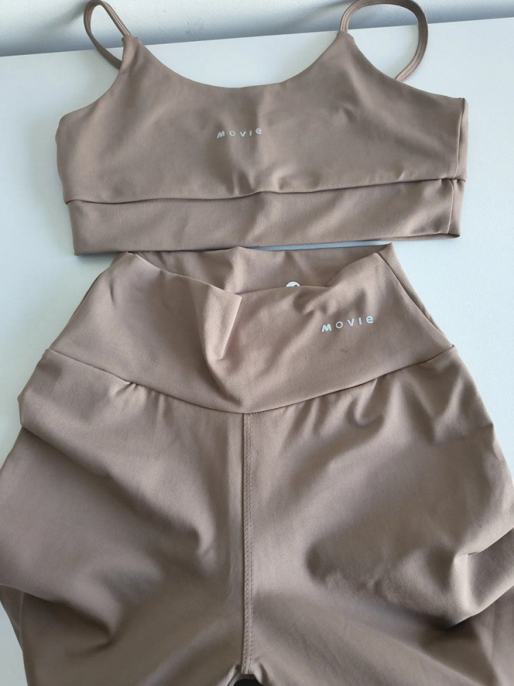 Conjunto Fitness Feminino Top e Calça Poliamida