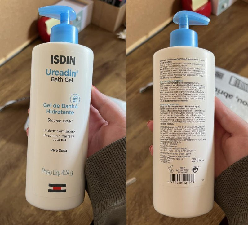 Isdin Sabonete Líquido Corporal Ureadin Bath Gel - 424g