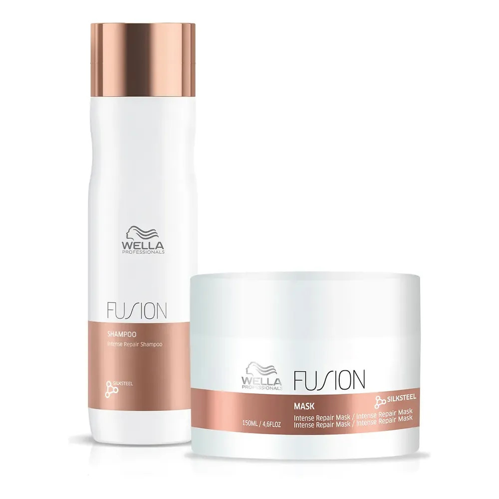 Kit Wella Fusion Shampoo e Máscara