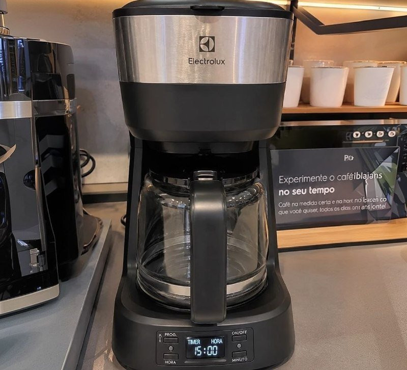 ☕ Cafeteira Elétrica Inox Electrolux Experience Programável com Timer