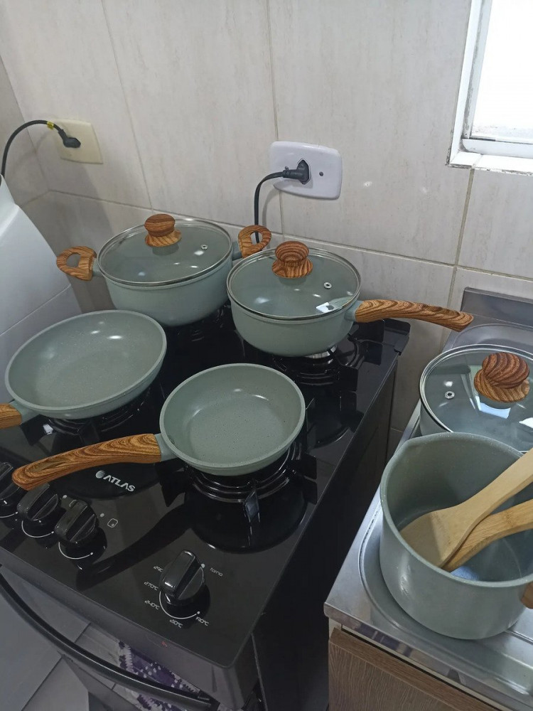 Jogo Panelas Ceramico Triplo Inducao Tuut 8P