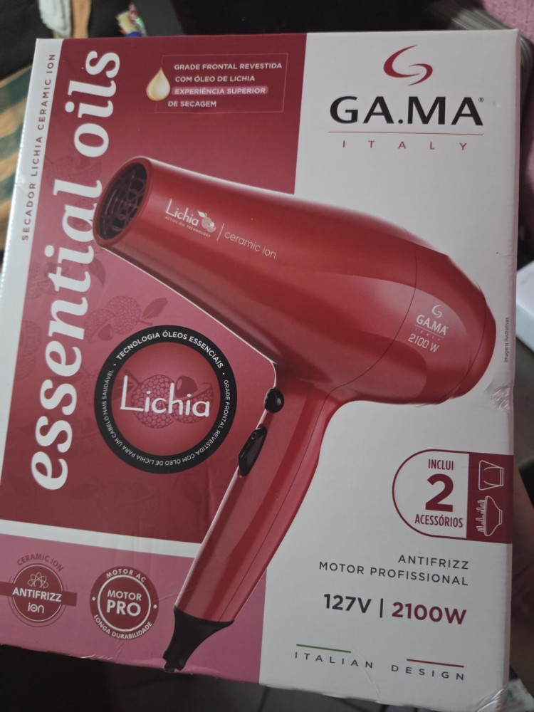 GA.MA Secador de Cabelo Lichia Ceramic Ion 2100W