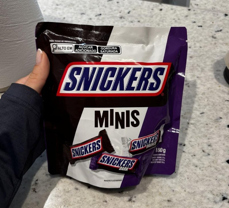 Chocolate Snickers Variedades Minis 180g