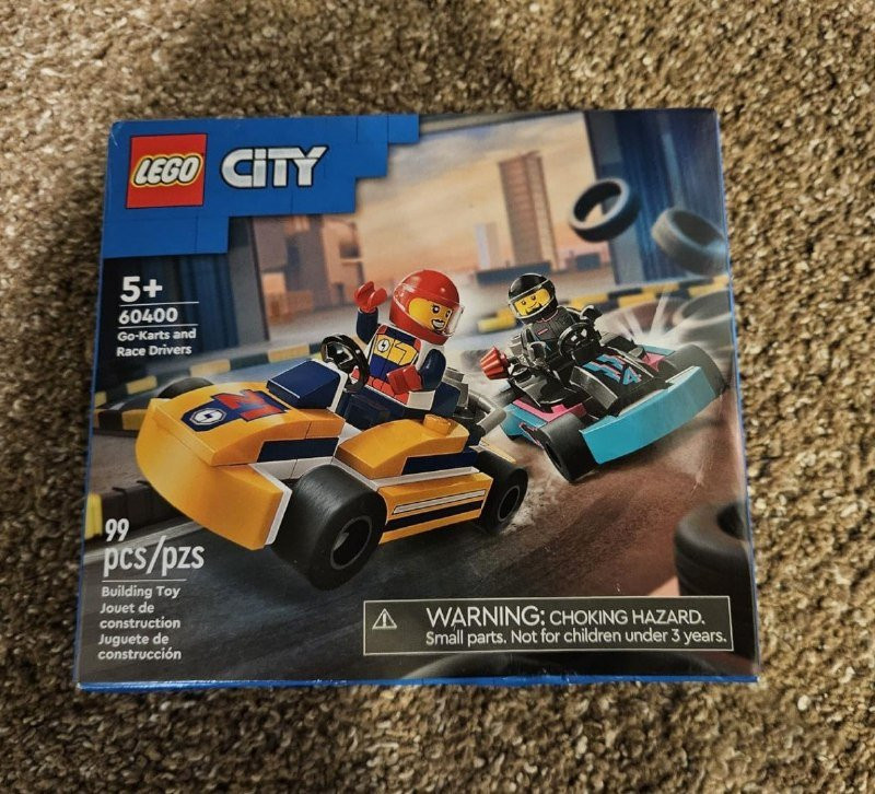 LEGO Set City Great Vehicles Carros de Karting e Pilotos
