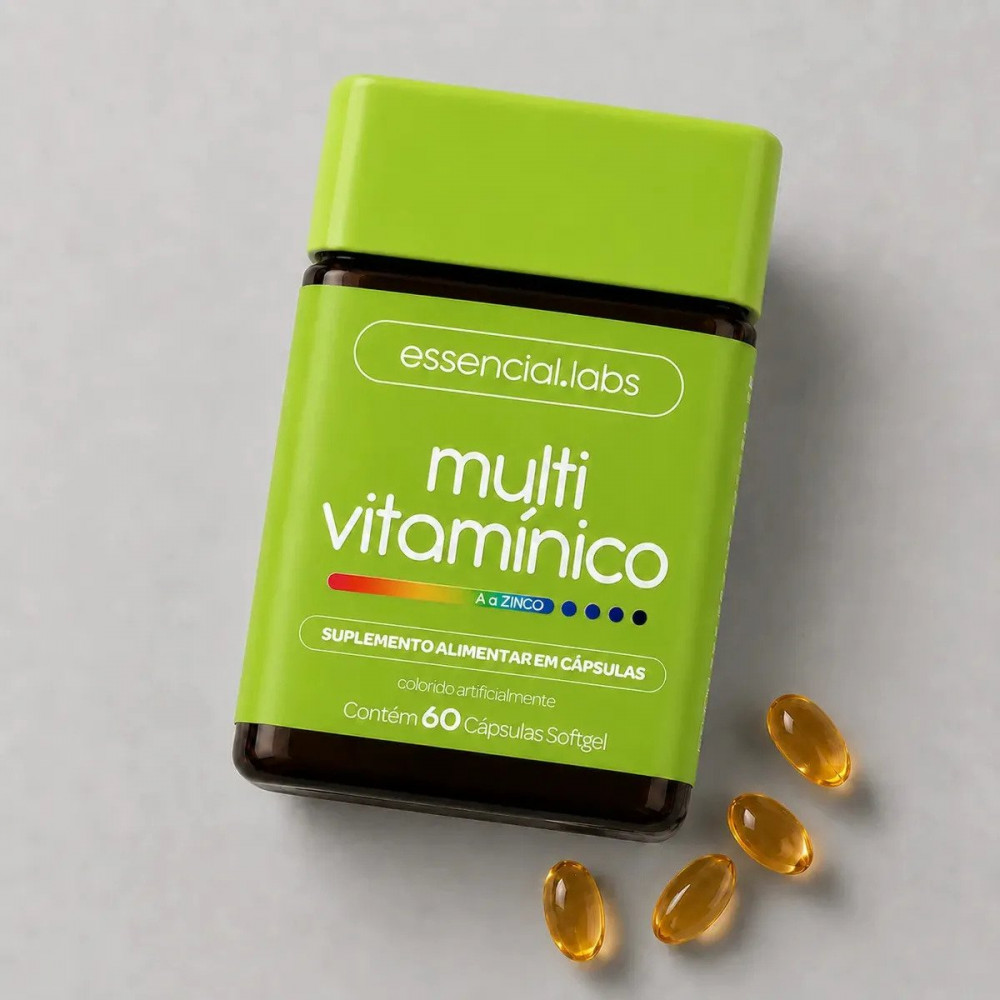 Multivitamínico de A a Zinco - 60 Softgels