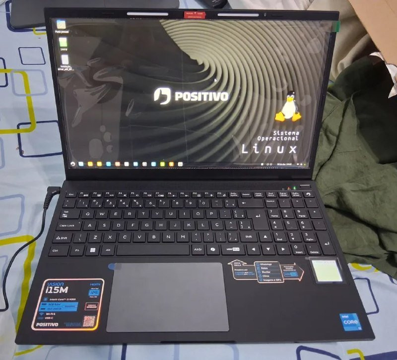 Notebook Positivo Vision i15m Intel Core 3 N300 8gb 256gb Ssd Wi-fi 6 Linux