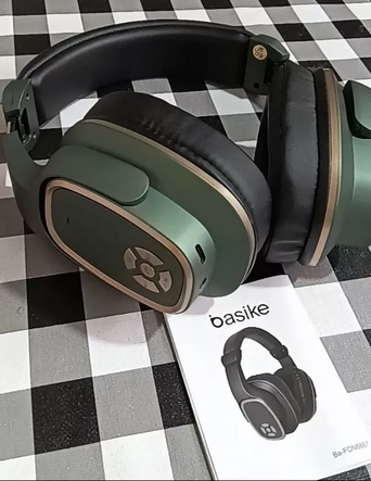 Basike Fones Bluetooth sem fio com microfone