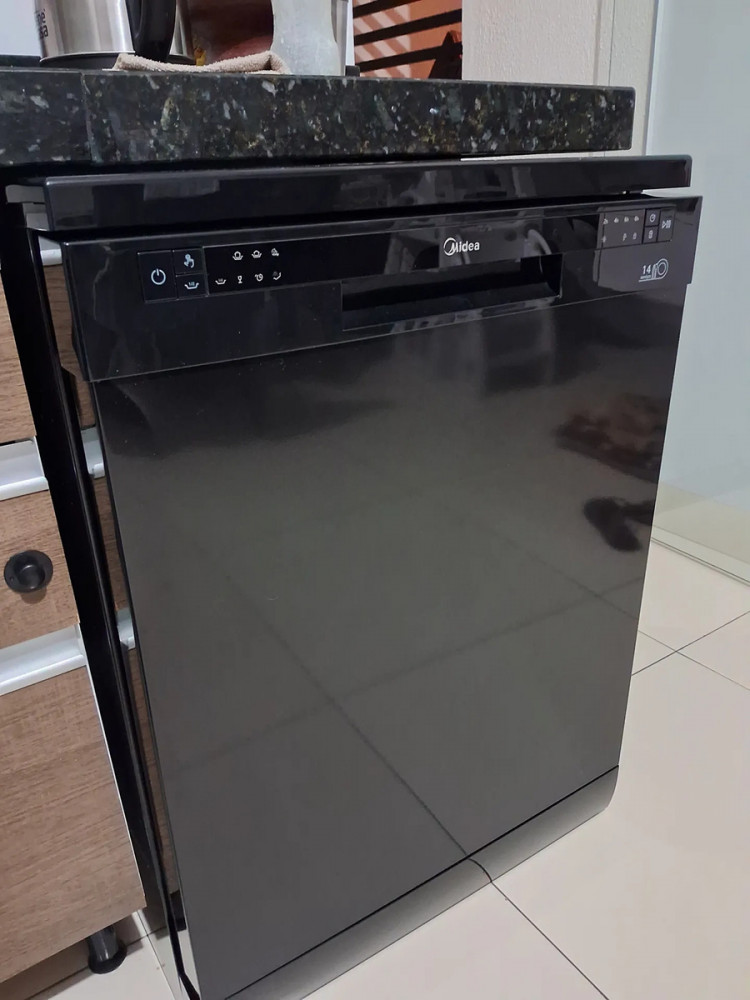 Lava Louca Midea 14pçs Preta DWA14P2 220V