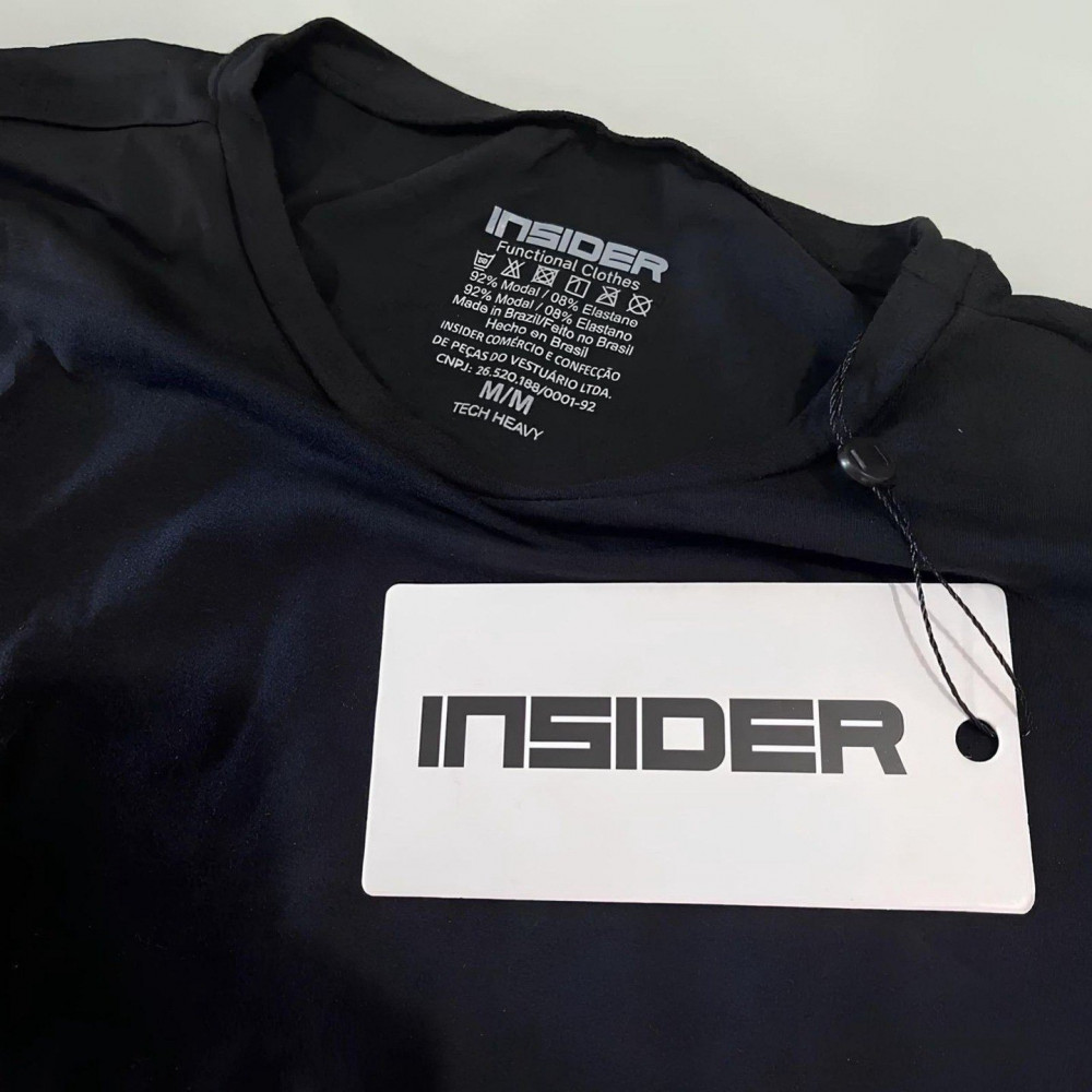 Kit 3 Camisetas Light T-shirt Insider GG Preto