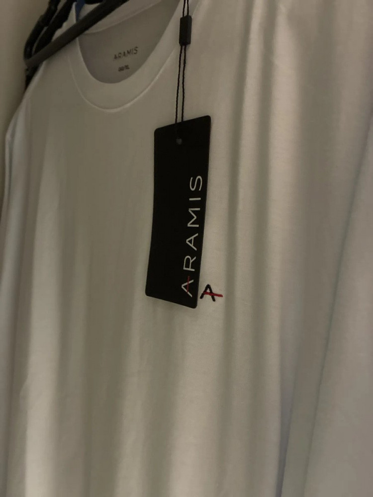 Kit Camisetas Aramis Preta Branca Azul Marinho