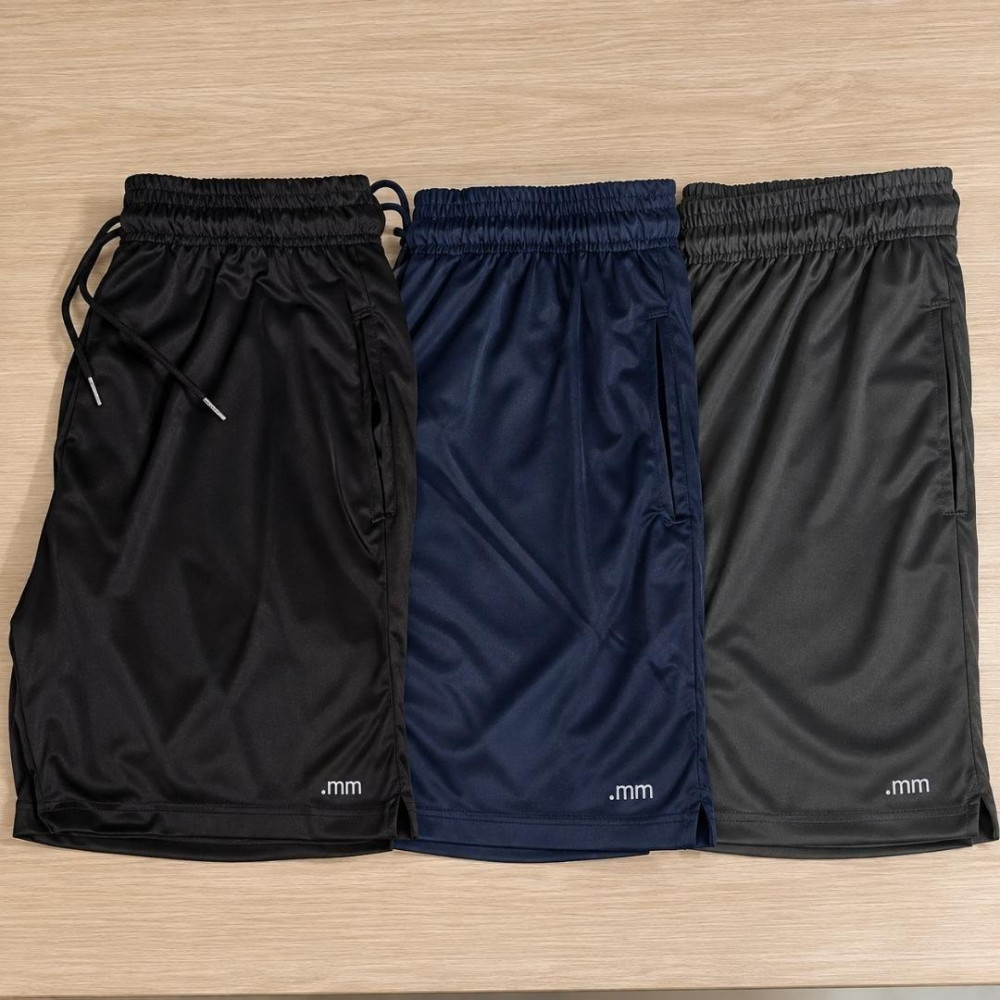 Kit 3 Short Futebol Masculino Academia Treino
