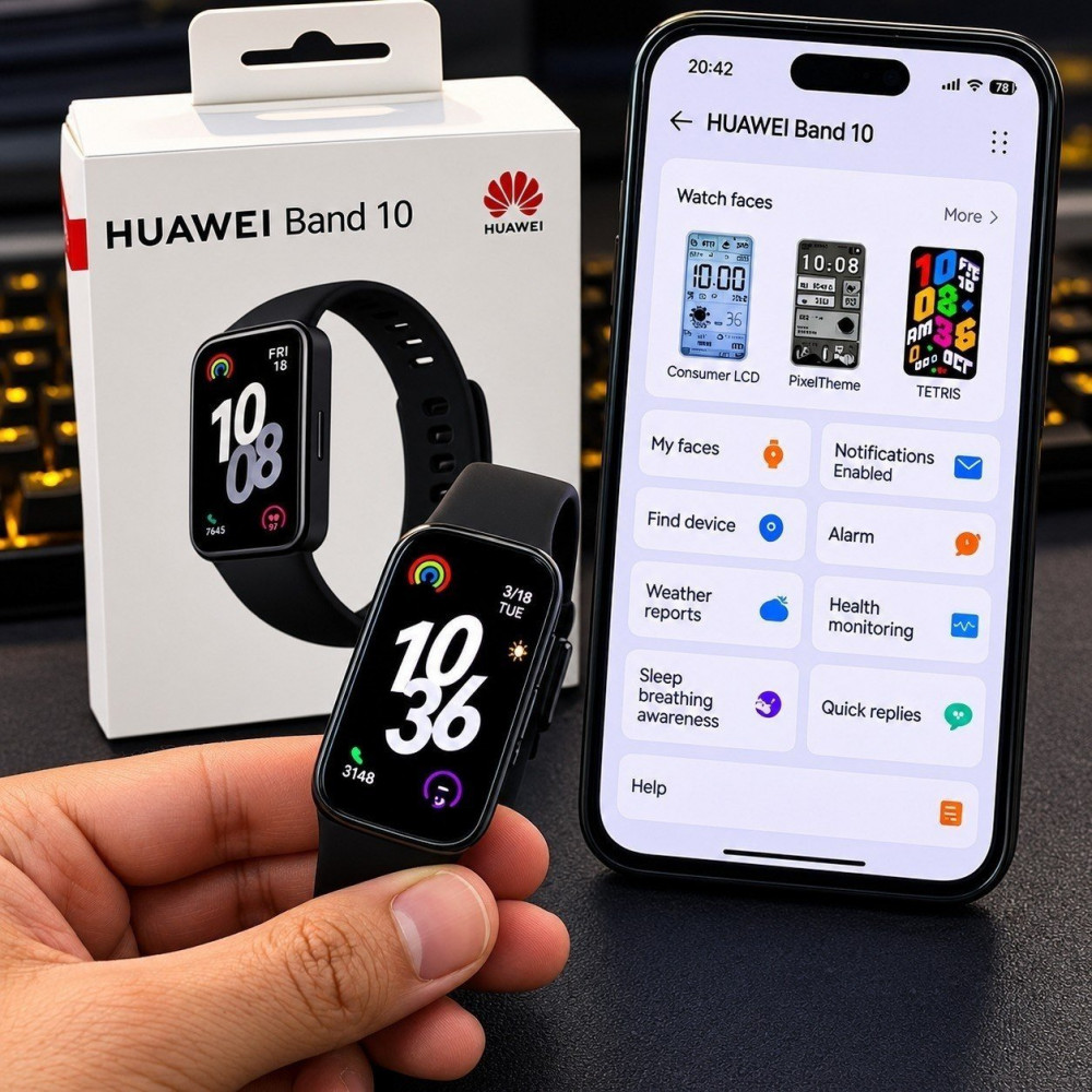 HUAWEI Band 10 Smartwatch Preto Android iOS