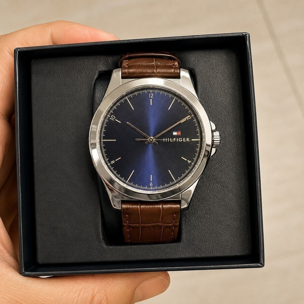 Relógio de couro Tommy Hilfiger
