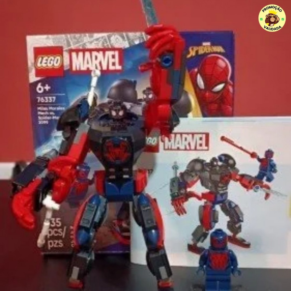 LEGO Marvel Robô do Miles Morales vs. Spider-Man 76337