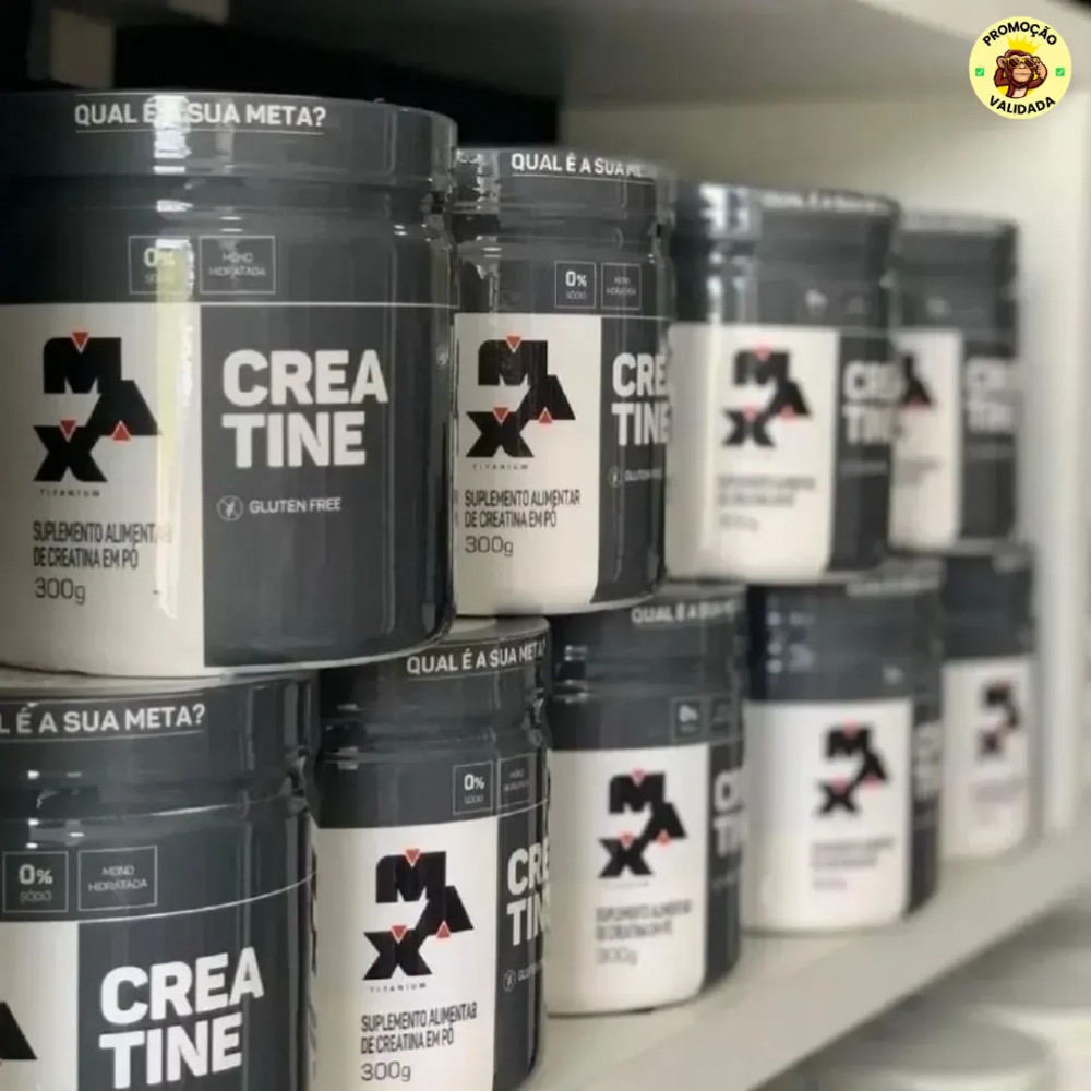 Creatina 100 Max Titanium 300g