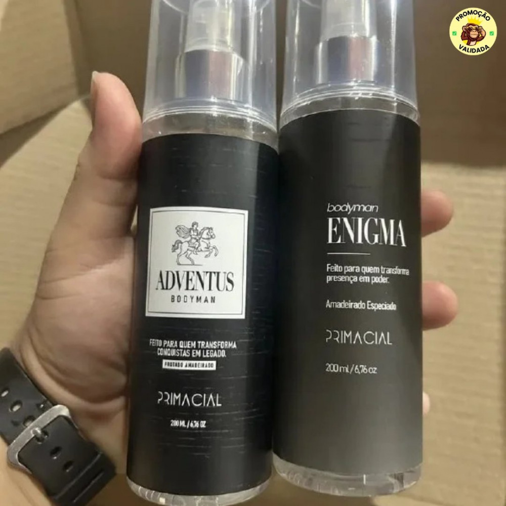 Kit Body Splash Masculino Adventus E Enigma 200ml
