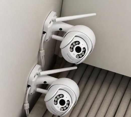 Kit 2 Câmeras iCSee A8 PTZ WiFi VisãoNoturna