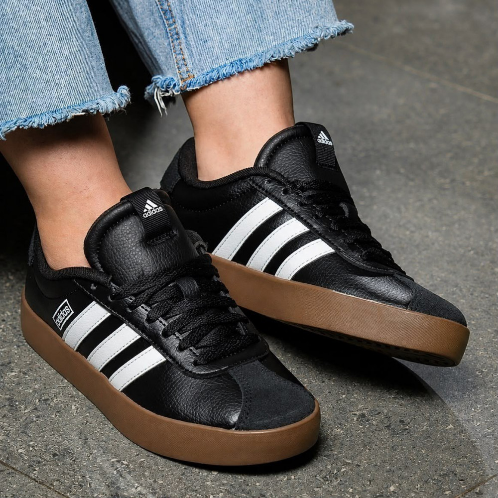 Tênis Masculino Vl Court 3.0 adidas Preto/Branco
