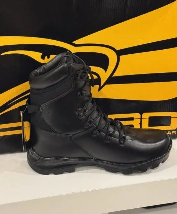 Bota Acero Militar Coturno Tático Cano Médio