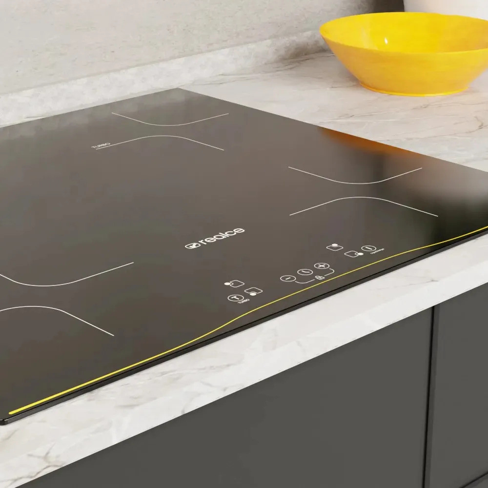 Cooktop Indução 4Bocas Turbo Touch Preto