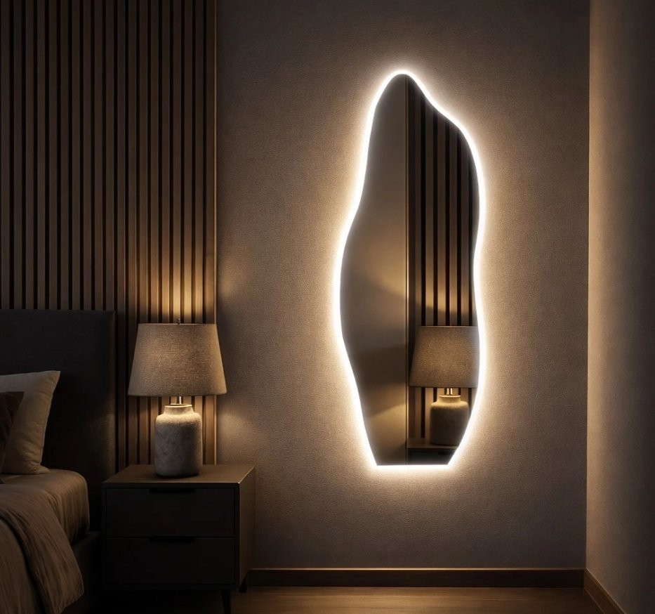 Espelho Led Bivolt 100cm x 35cm Luxo Lançamento