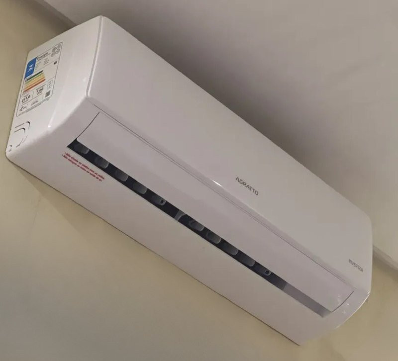 Ar Condicionado Split Hi Wall Agratto Zen Top Inverter 12.000 Btus Frio R-32 220V