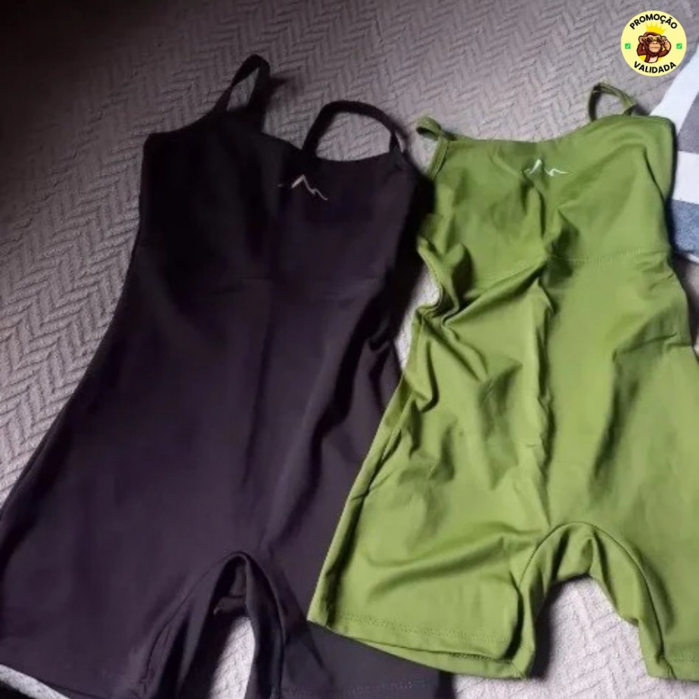 Kit 2 Macaquinho Curto Fitness