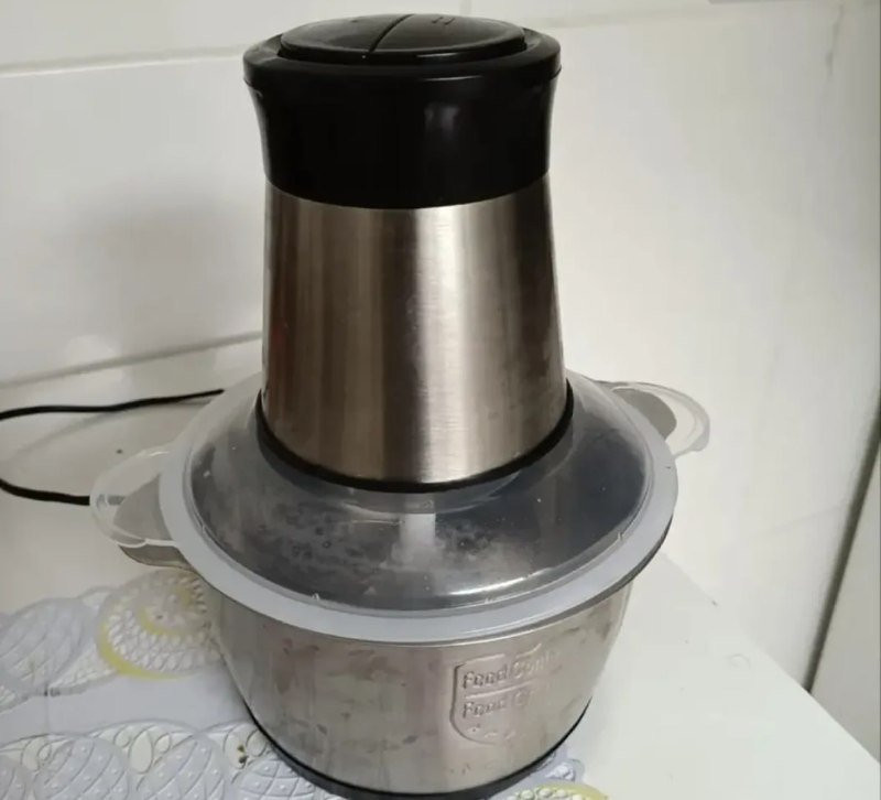 Multiprocessador Triturador Elétrico De Alimentos Inox 2l 110v