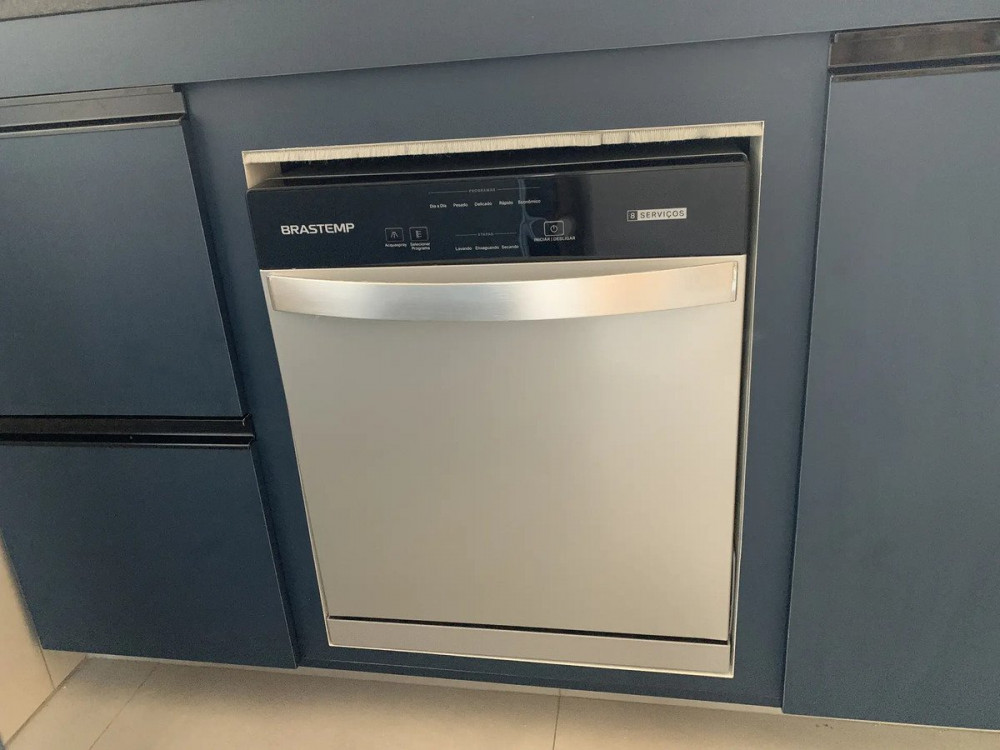 Lava Louças Brastemp 8 Serviços Preta