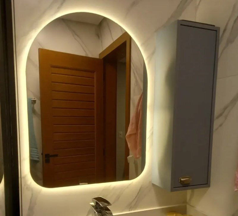Espelho Orgânico Capela Led 44x64