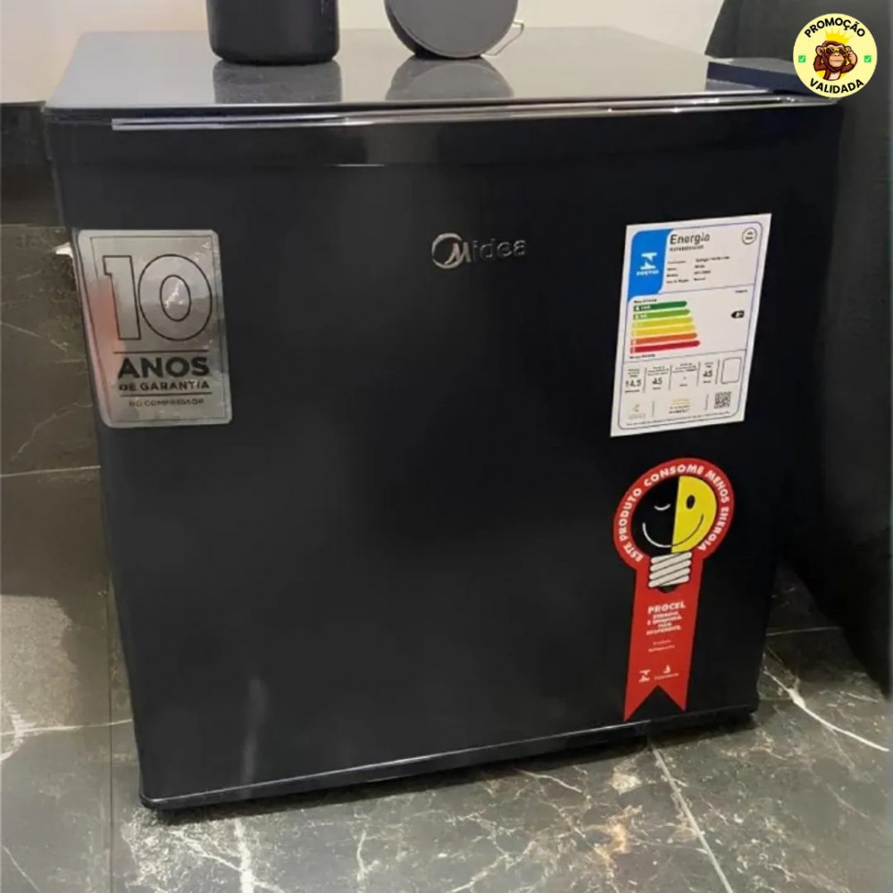 Frigobar 45 Litros Inverter Bivolt Preto