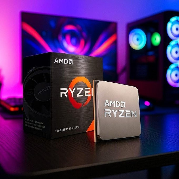 Processador AMD Ryzen 5 5600GT, 3.6GHz (4.6GHz Turbo), 6-Cores 12-Threads, AM4, 100-100001488BOX