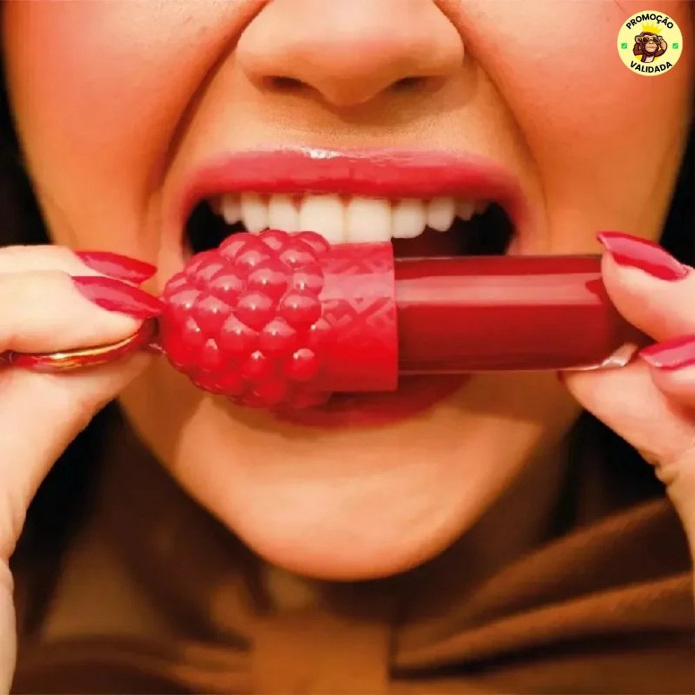Kit Gloss Hidratante Labial Franboesa + Gloss Labial Lip Bunny Triple Chocolate