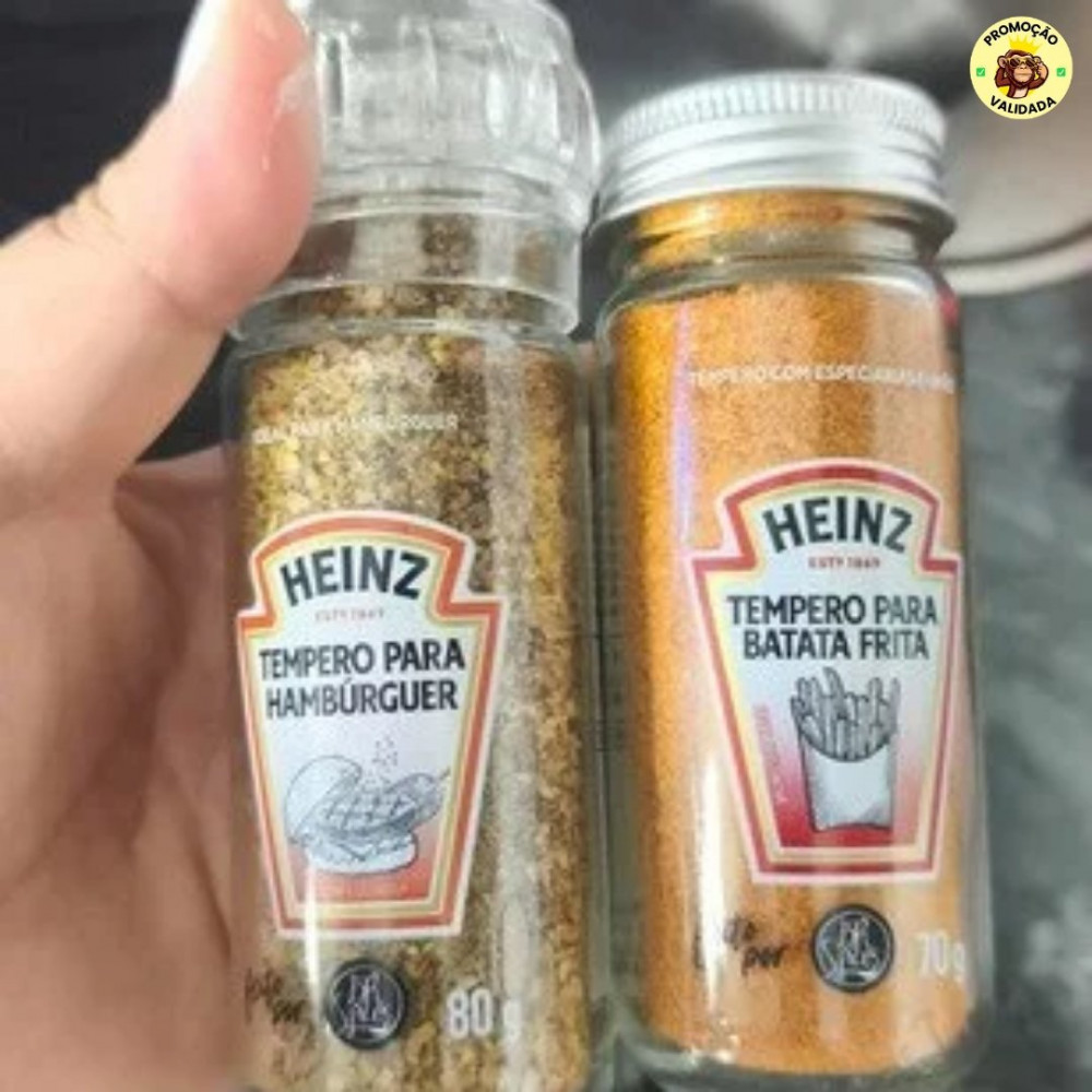 Heinz Kit Temperos para Hambúrguer e Batata 150g