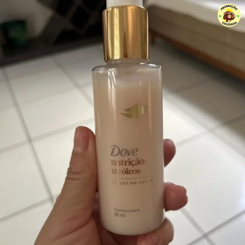 Dove Leave-In Nutrição + Tri-Óleos 110ml Pump