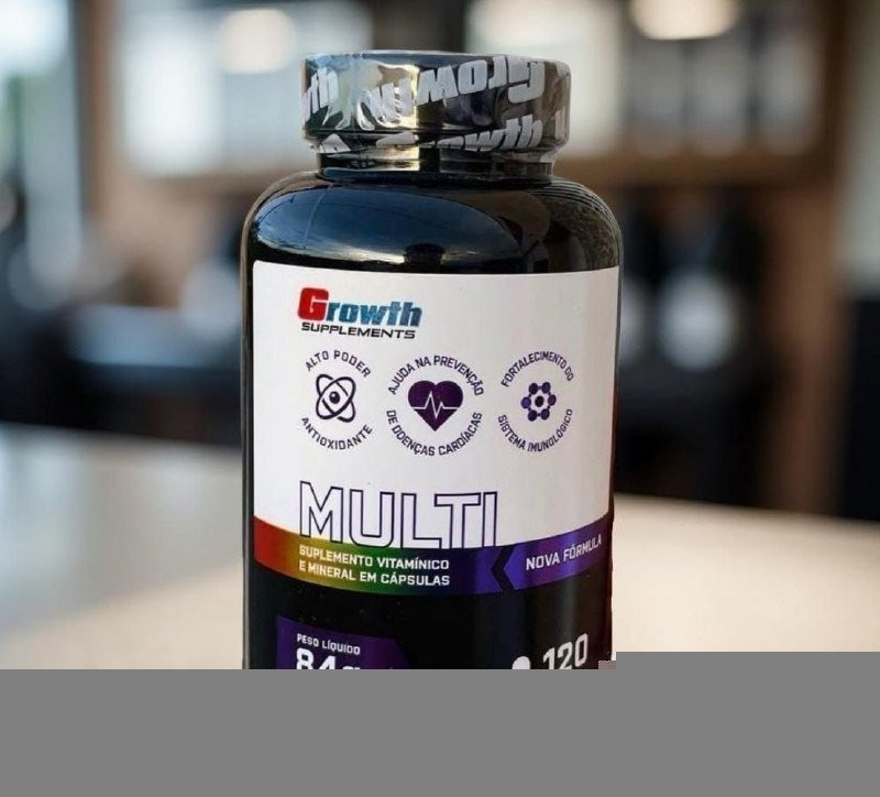 Multivitamínico 120 Cáps Growth Supplements